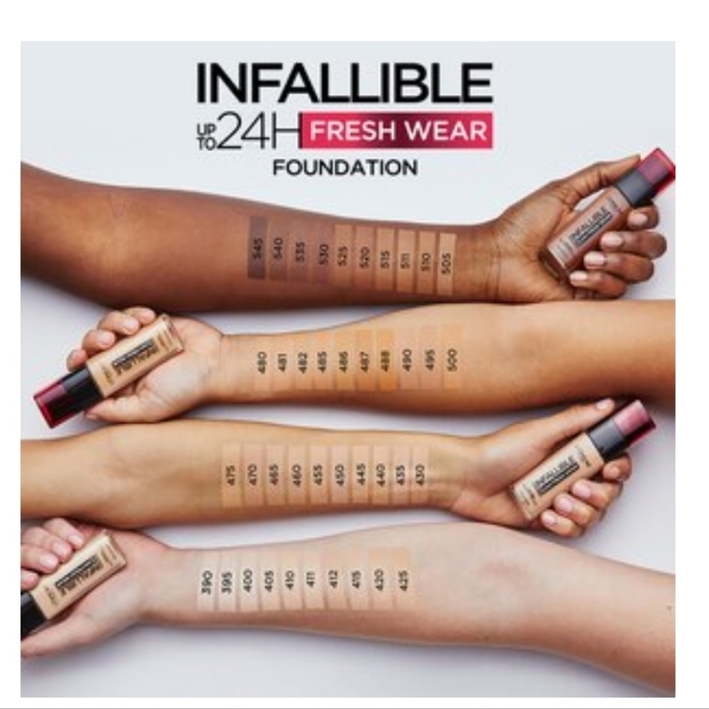 LOREAL Lot 2 True BeigeDark Shades Foundation True Match Lumi + Infallible 24 Hr - Picture 5 of 8